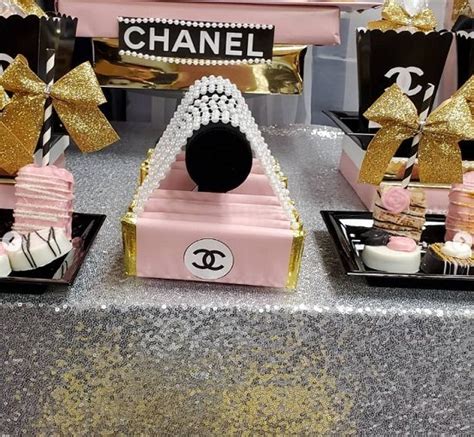 white chanel party|vintage chanel party favors.